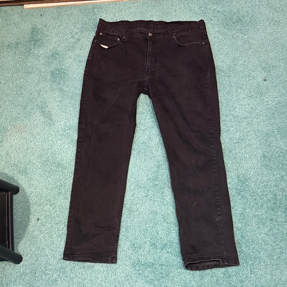 Black Denim Jeans 38x32